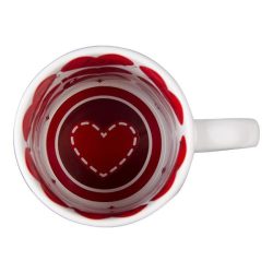 Belül nyomtatott piros szublimálható bögre