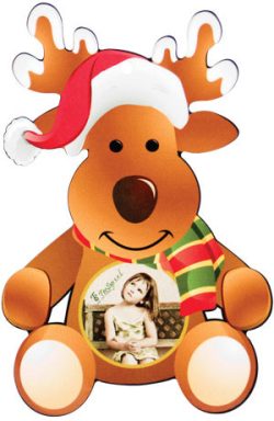 Karacsonyfadisz Muanyag Szarvas