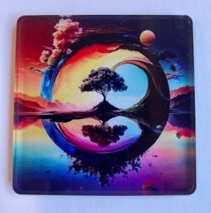 Szublimacios Akril Hutomagnes 57x57mm