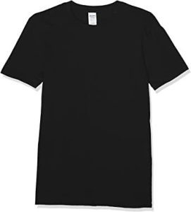 Fekete Gildan Pamut Polo