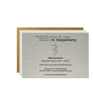 Szublimacios Nevtabla Aluminiumbol