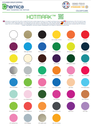Hotmark Color Chart