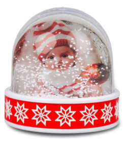 Hógömb díszes talppal