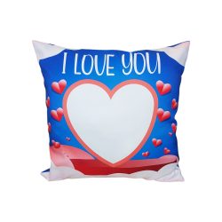 Szublimációs párna kék ily mintával