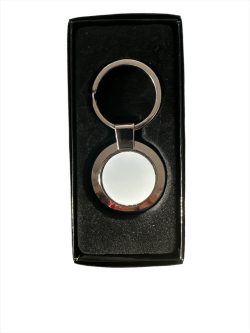 Kör alakú kulcstartó szublimálható lappal