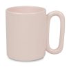 Ovális fülű szublimálható bögre púder rózsaszín