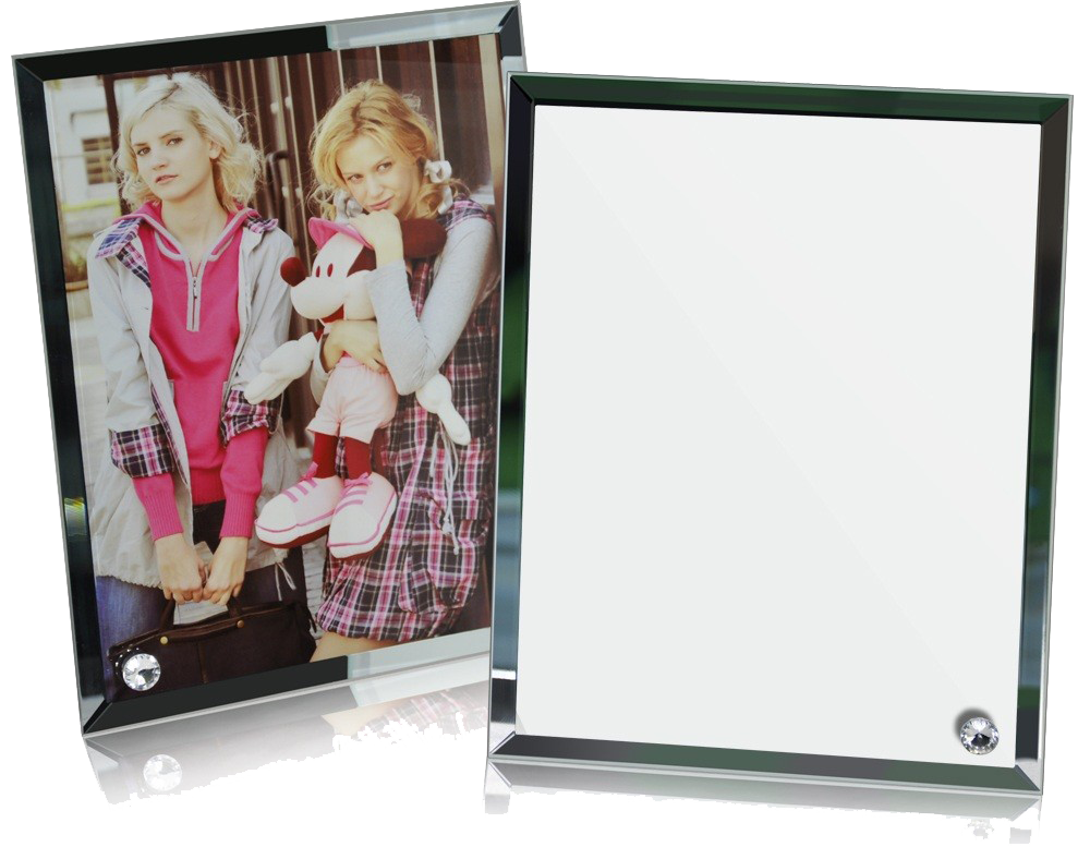 Szublimálható fotóüveg tükrös szélű