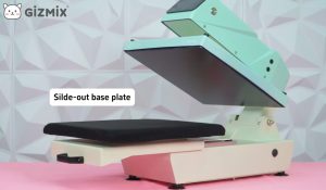 GIZMIX 40x50cm automata DTF hőprés Slide Table