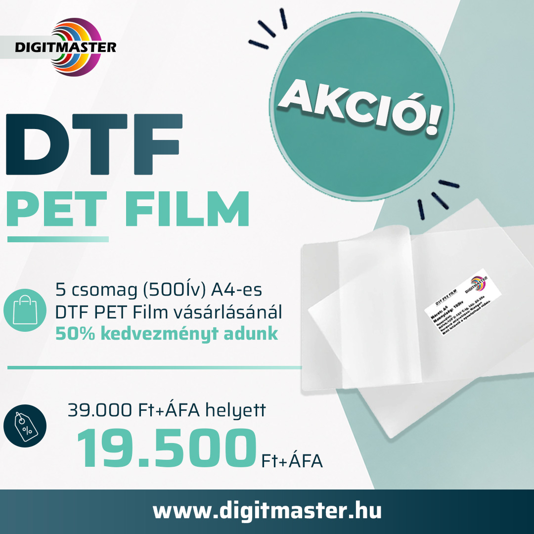 DTF PET Film A4 akció